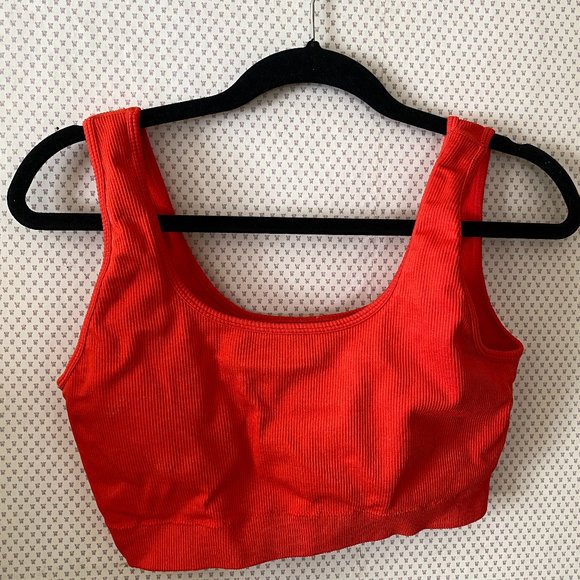ribbed fabletics sports bra/crop top - Picture 2 of 5